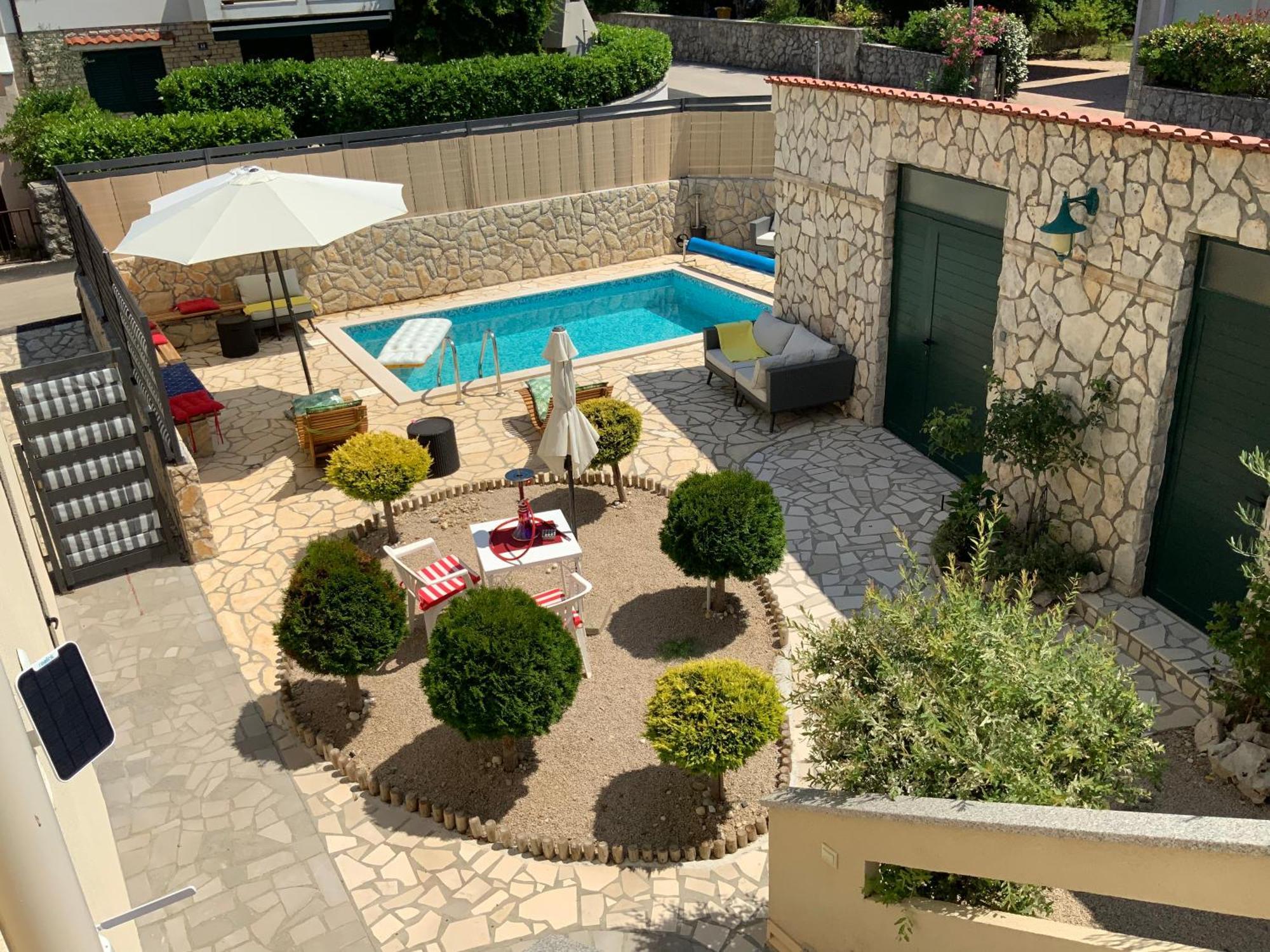 Villa Evamar, Island Krk Punat Kültér fotó
