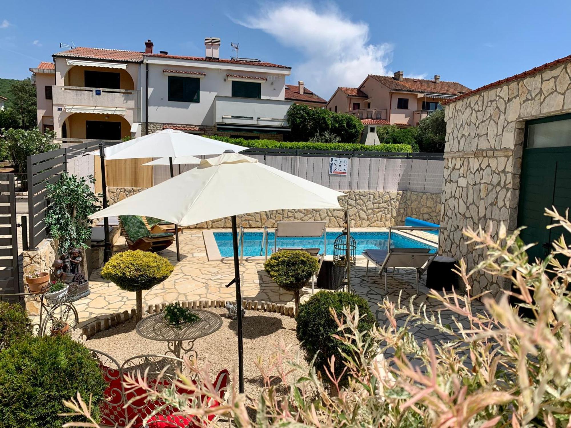 Villa Evamar, Island Krk Punat Kültér fotó